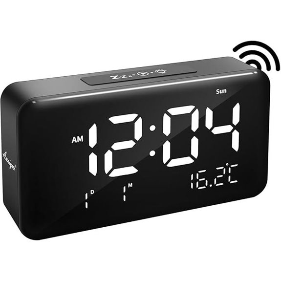 Talking LED Clock for Seniors with Volume Control