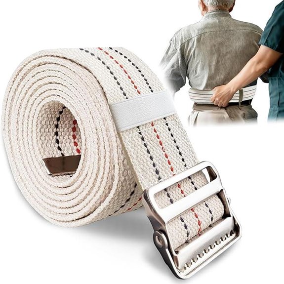 Gait Belt for Seniors with Metal Buckle 60inch