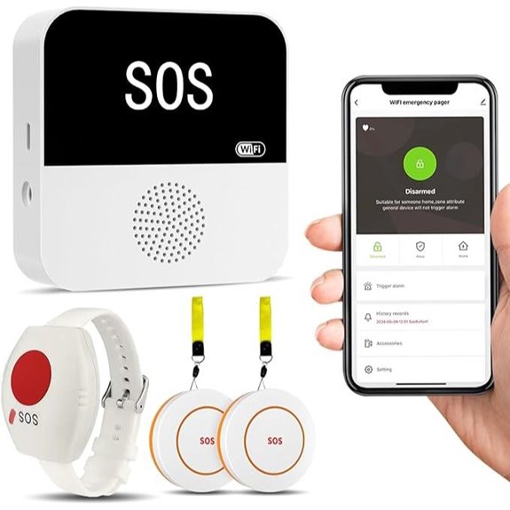 WiFi Caregiver Pager for Seniors (No Monthly Fee)