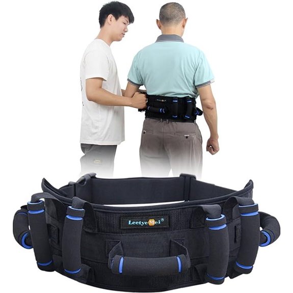 Gait Belt with 7 Handles for Seniors & Medical Use