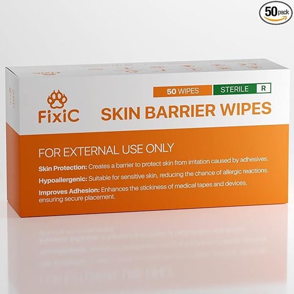 Fixic Skin Barrier Prep Wipes (50-Pack)