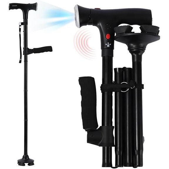 Cane Hero Smart Walking Cane with Light and Alarm