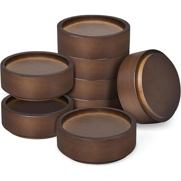 Sopicoz Wood Bed Risers 1-4 Inch Stackable (8-Pack)