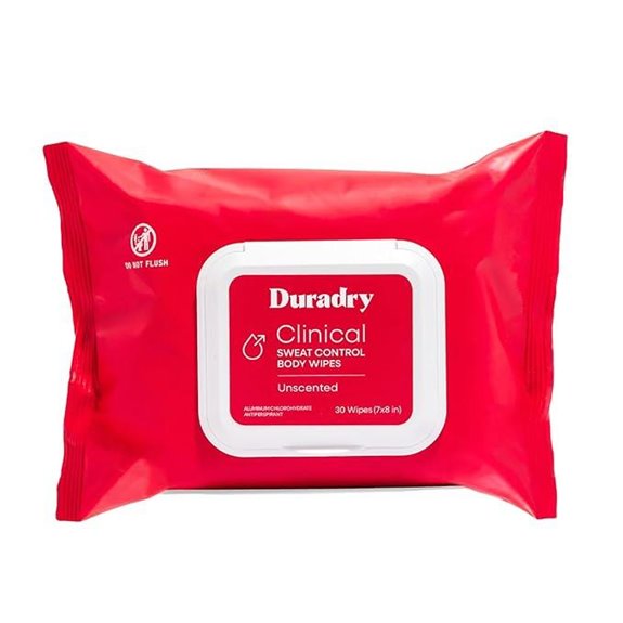 Whole Body Antiperspirant Wipes for Sweat Control