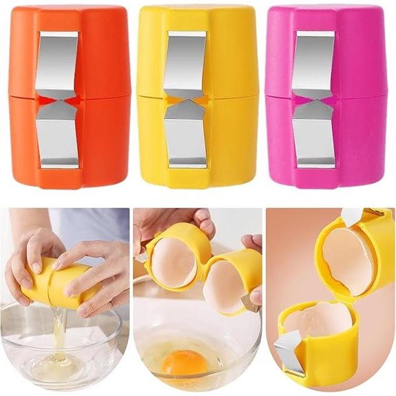 3 Pack Egg Shell Cracker Opener Tool
