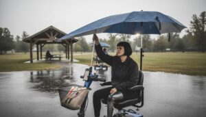 top rain proof scooter umbrellas