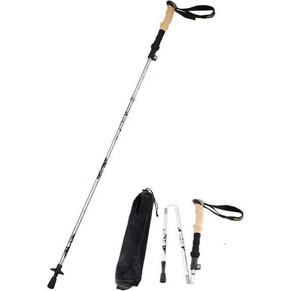 Aluminum Collapsible Ultralight Hiking Pole for Men and Women