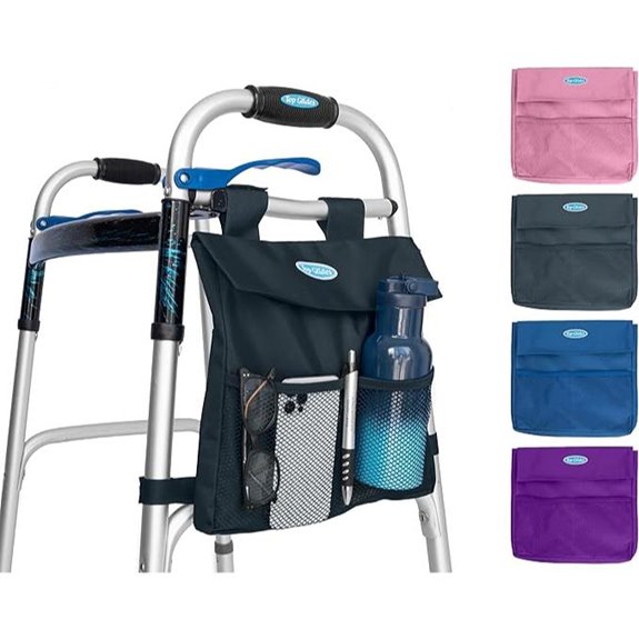 Universal 5-Pocket 11x11 Walker Side Mini-Pouch (Black)
