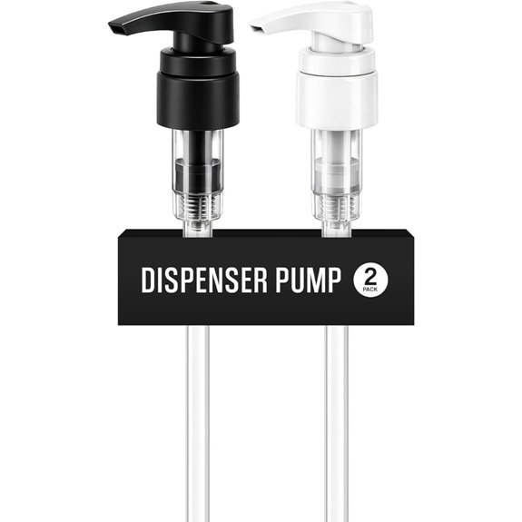 Universal Shampoo/Conditioner Dispenser Pump for Bottles (2-Pack)