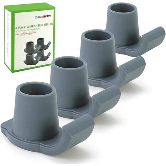 4 Pack Universal Walker Skis Glides for Seniors