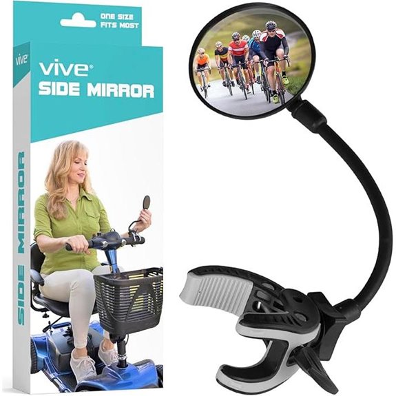 Vive Rear-View Side Mirror for Bikes & Scooters
