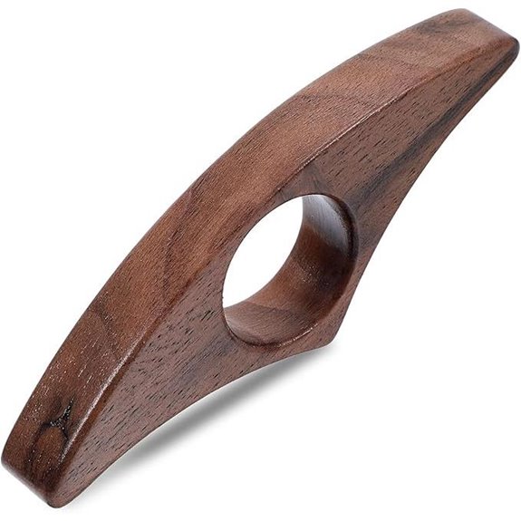 Walnut Thumb Book Page Holder (Medium Brown)