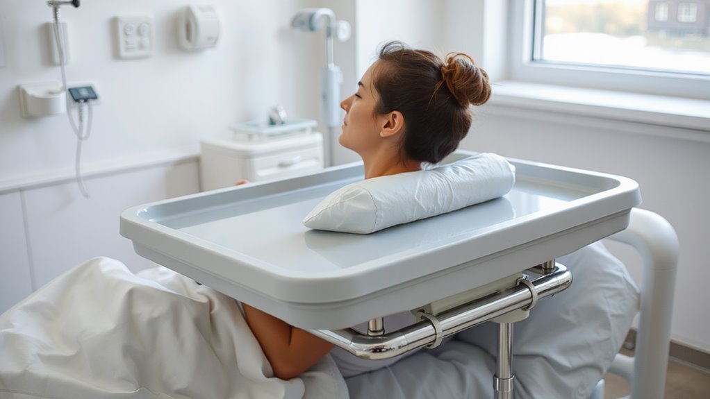 washing trays for bedridden amputees
