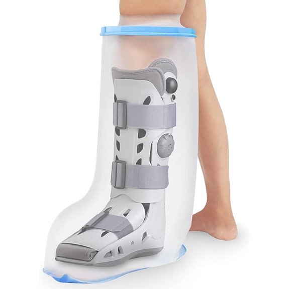 Waterproof Extra Wide Leg Cast Cover for Shower