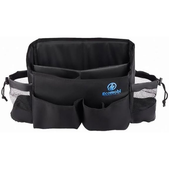 Universal Waterproof Mobility Scooter Bag with Multi-Pocket Organizer