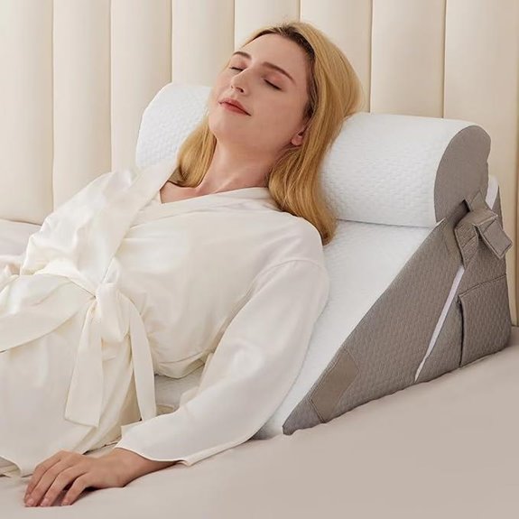 Wedge Pillow Set for Sleeping & Back Support