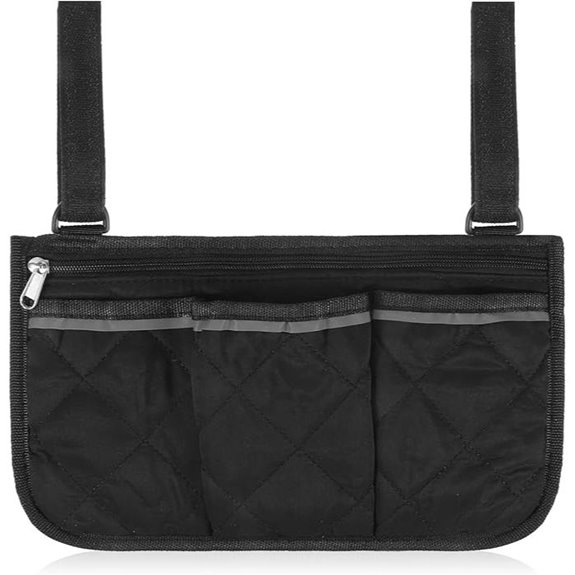 Mobility Armrest Bag for Wheelchair Walker Scooter