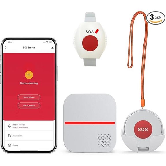 WiFi Caregiver Life Alert System with Call Button