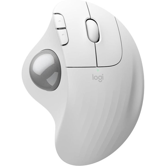Logitech Ergo M575S Wireless Trackball Mouse (Off-White)