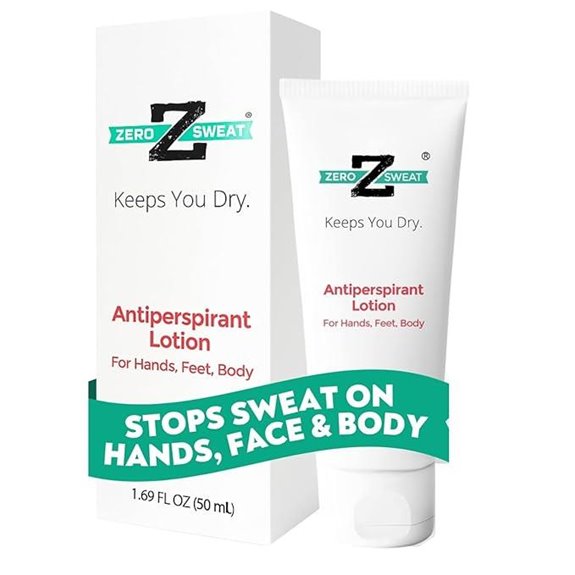 ZeroSweat Antiperspirant Deodorant for Face & Body Sweating